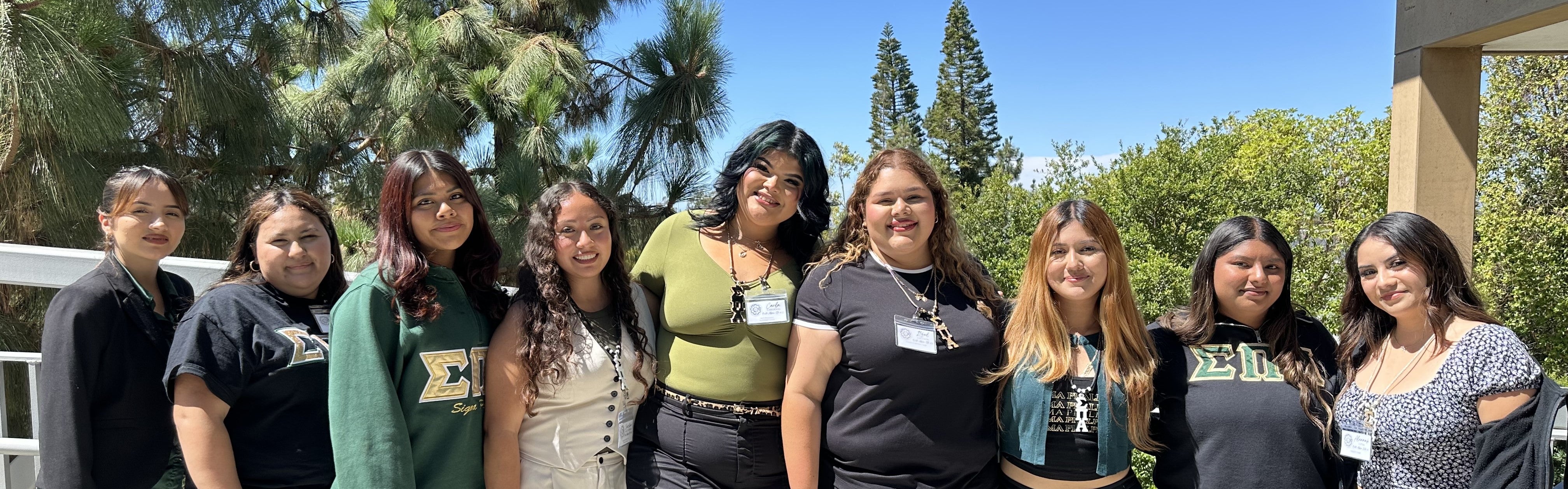 Sigma Pi Alpha Members at a summer conference 2025