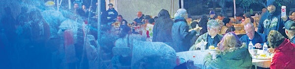 Families Eating at Highlanders Give Back 2025