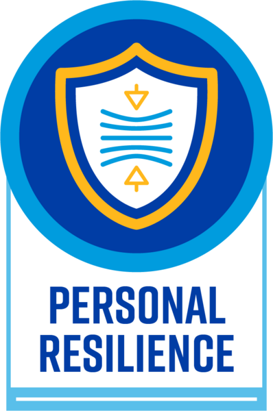 Personal Resilience Icon with Label