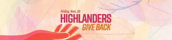 Highlanders Give Back | Friday, November 20, 2026